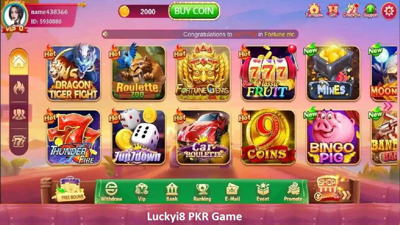 Luckyi8 PKR Game