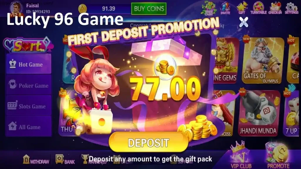 Lucky 96 Game Download 