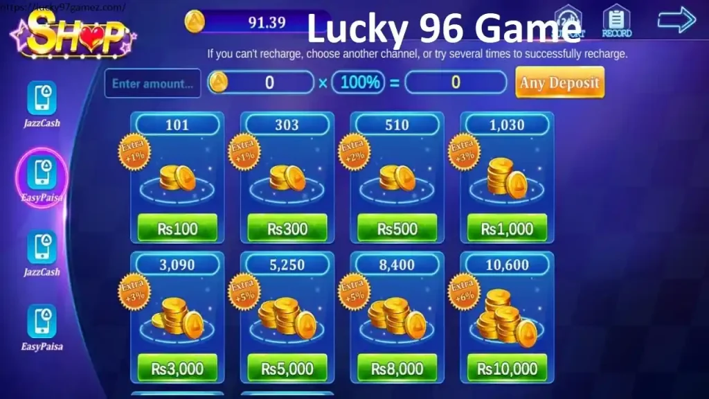 Lucky 96 Game Download 