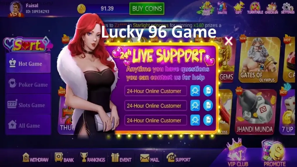 Lucky 96 Game Download 