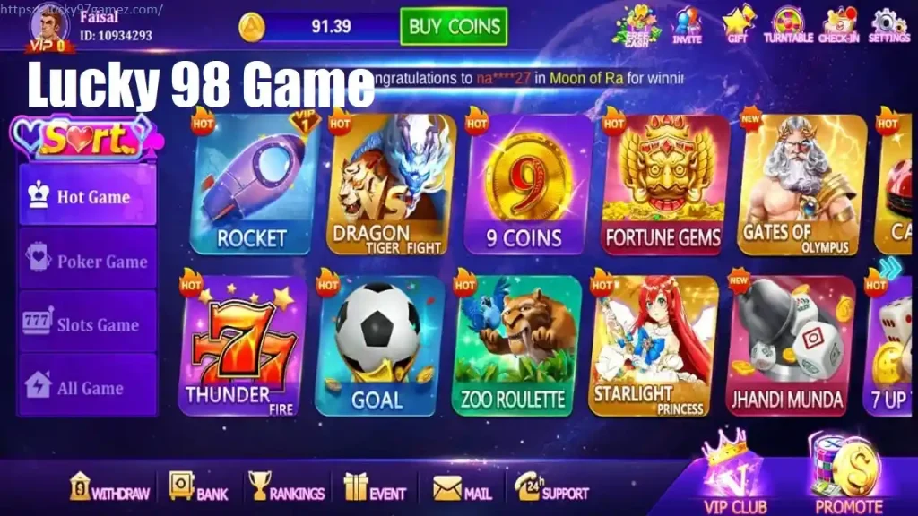 Lucky 98 Game Download 