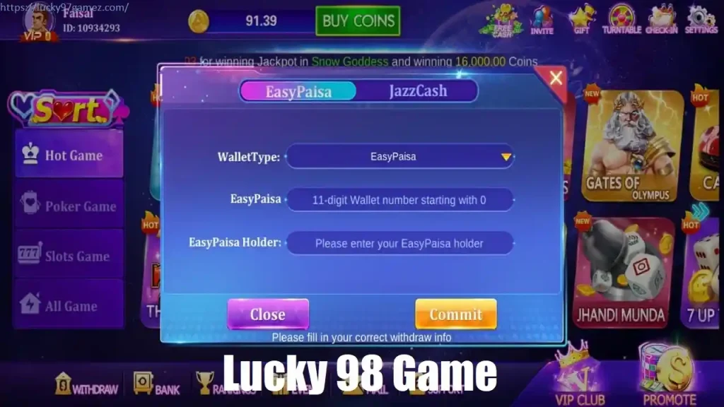 Lucky 98 Game Download 