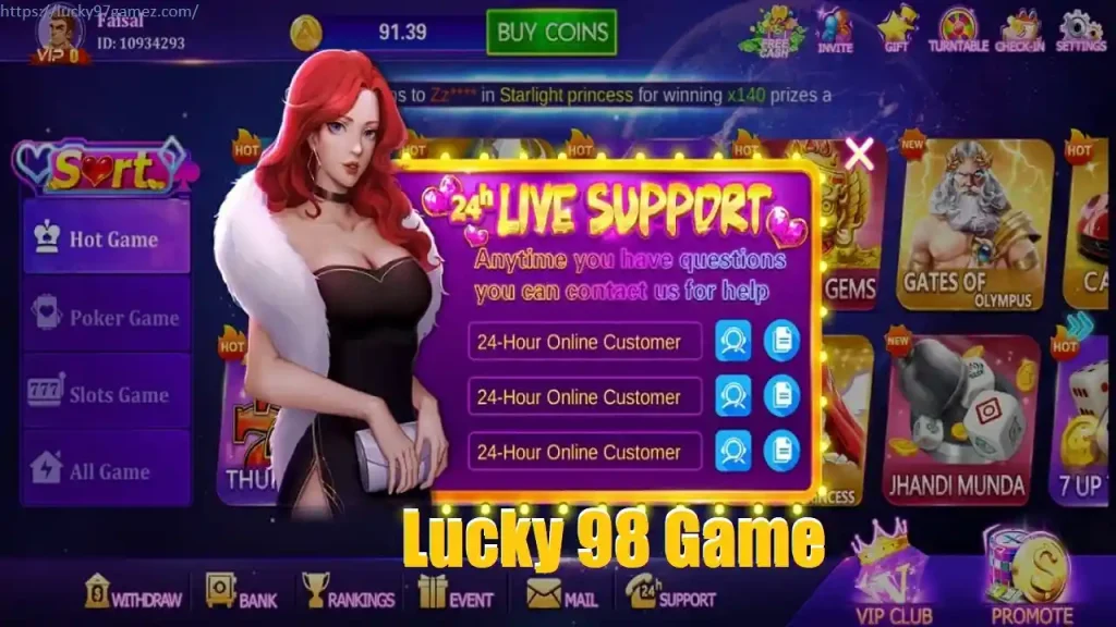 Lucky 98 Game Download 